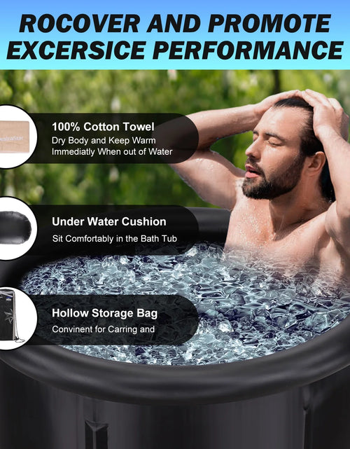 Load image into Gallery viewer, Portable Ice Bath Tub, 88 Gal Cold Plunge for Athletes - Durable Inflatable Design, Indoor/Outdoor Use
