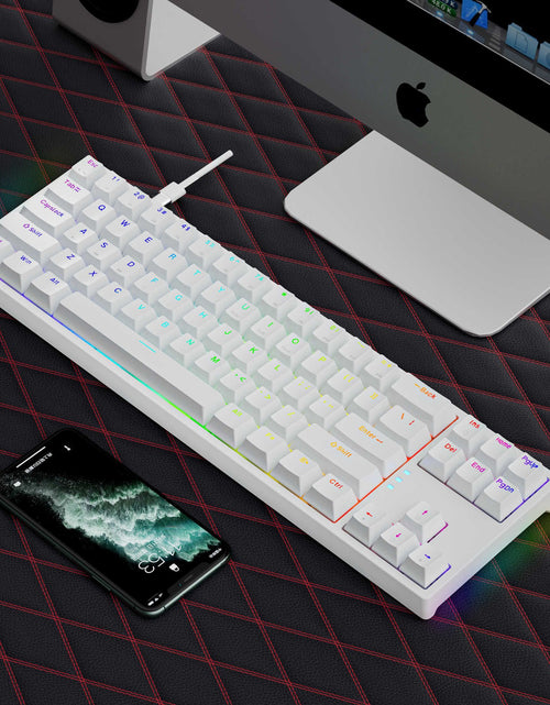 Load image into Gallery viewer, Keyboards 61 Keys 60% Mini Gaming Mechanical Keyboard RGB Hotswap Type-C Wired Gaming Keyboards Ergonomics Keyboard PBT Keycaps for Gamer T230215
